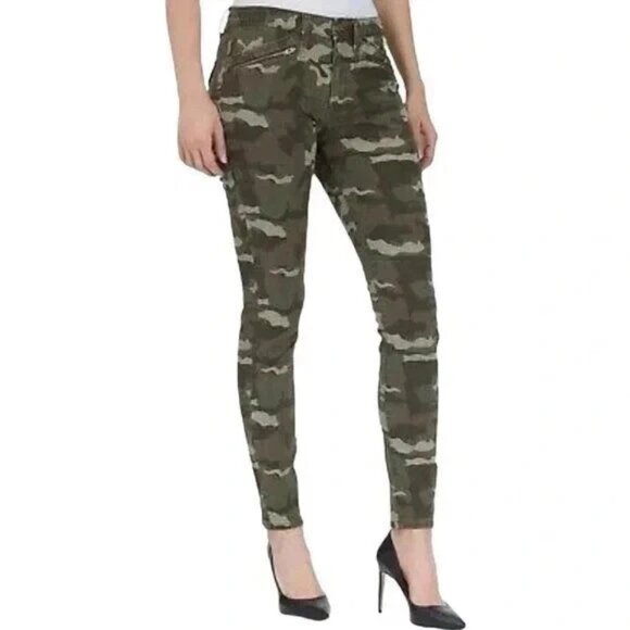 William Rast Jane Skinny Camo Cargo Pants Jeans Size 27 x 30 - Picture 2 of 11